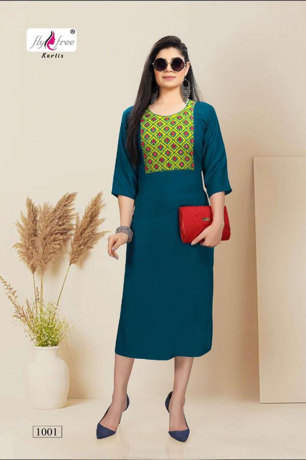 Fly Free Ignite Casual Wear Designer Kurti Collection